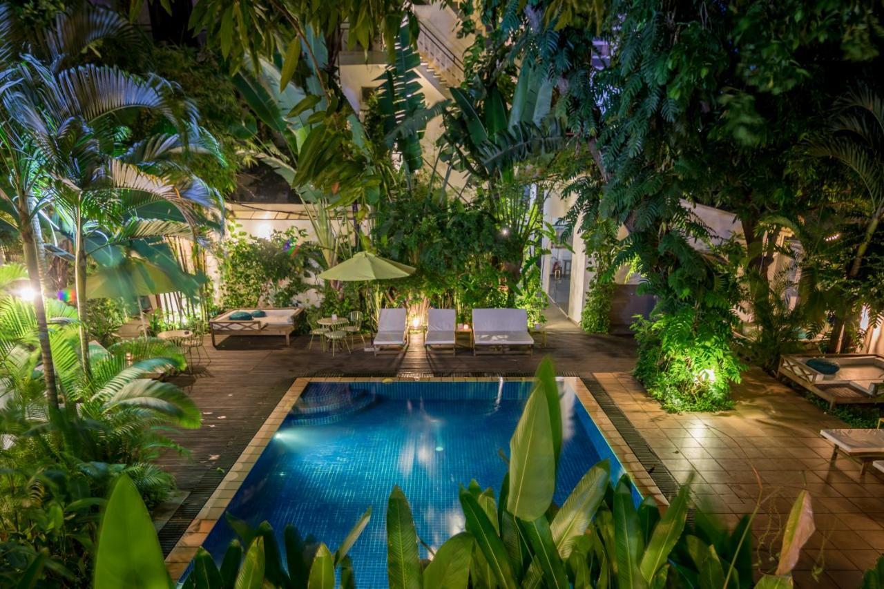 Villa Langka Hotel & Restaurant Пном Пен Екстериор снимка